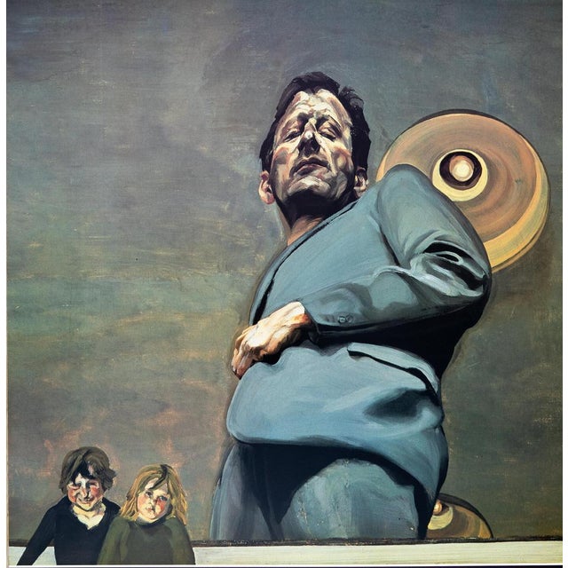 Lucian FREUD (1922-2011) Self-portrait Original poster after a painting by the artist On paper Poster 50 x 80 cm Published...