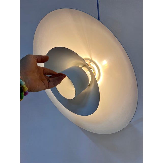 Metal Trapez Slatted Lamp by Christian Hvidt for Nordisk Solar For Sale - Image 7 of 10