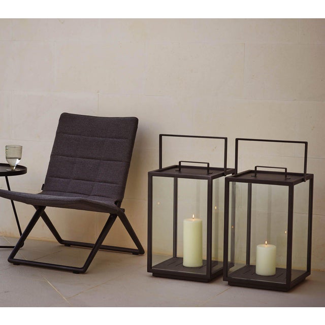 CaneLine Lighthouse Lantern, Large, Lava Gray Chairish