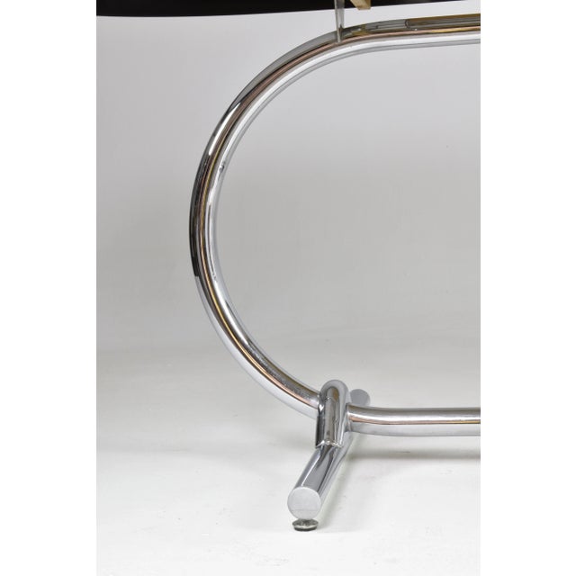 Metal 1960s French Extendable Kitchen Formica and Chrome Dining Table For Sale - Image 7 of 12