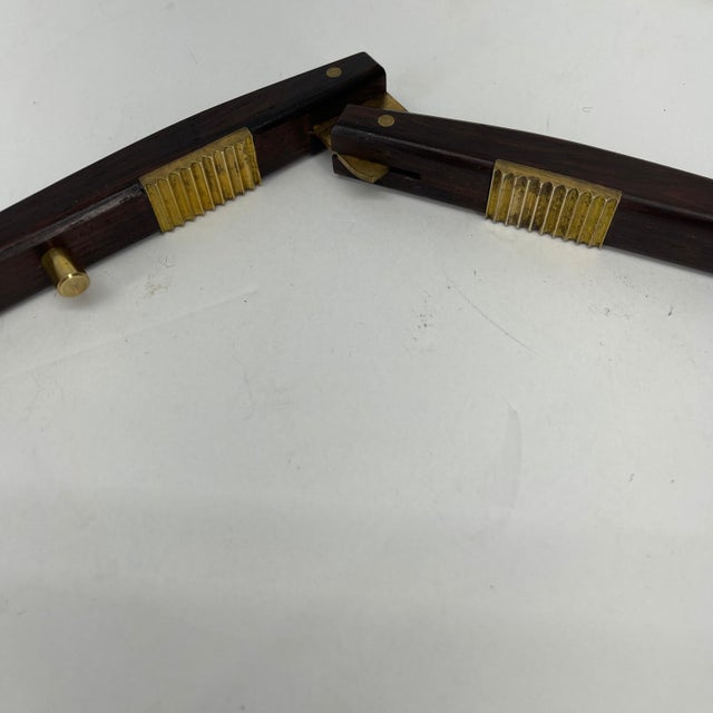 1960s Mid-Century Modern Denmark Poul Knudsen Teak & Brass Nutcracker For Sale - Image 9 of 12