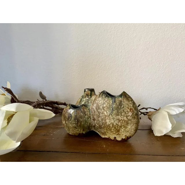 Sculptural Form 500 Pottery Vase by Helmut Schäffenacker, 1960s or 1970s, in Very Good conditions. Designed 1960 to 1969...