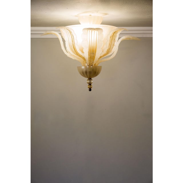 Ceiling Light with 4 Lights in Murano Blown Glass, 1960s For Sale - Image 15 of 16