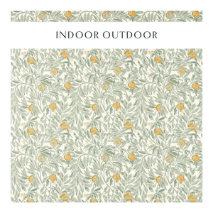 Sanderson Ancient Apple Orchard Fabric in Golden Knot & Sage