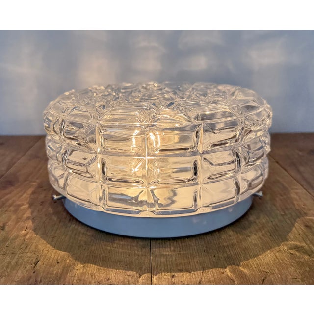 Vintage Glass Wall Light, 1970s For Sale - Image 13 of 17