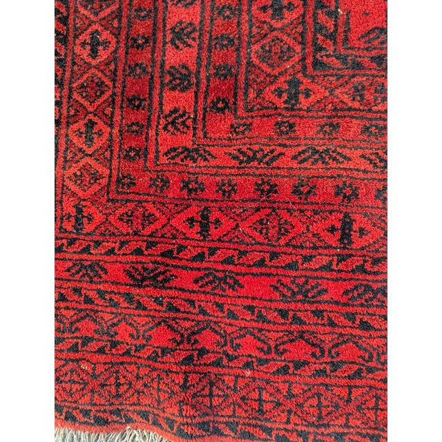 Vintage Traditional Afghan Rug, 1960s For Sale - Image 3 of 6