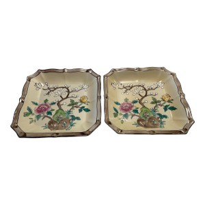 Pair of Asian Porcelain Square Bowls