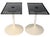 Pr. Space Age Saarinen Style Pedestal Speaker Tables C. 1970's For Sale In New York - Image 6 of 16