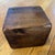 Antique Wooden Inlaid Tea Caddy / Lock Box Small Lid, Lined For Sale - Image 10 of 11