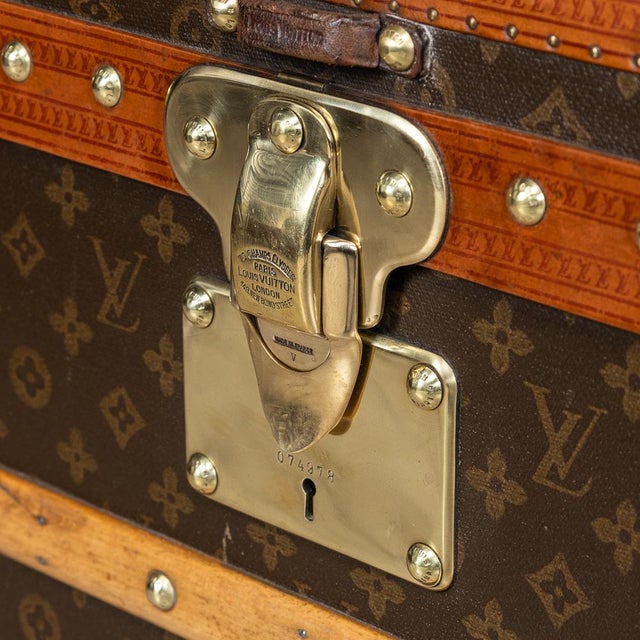 20th Century Trunk in Monogram Canvas from Louis Vuitton, France, 1930s For Sale - Image 6 of 18