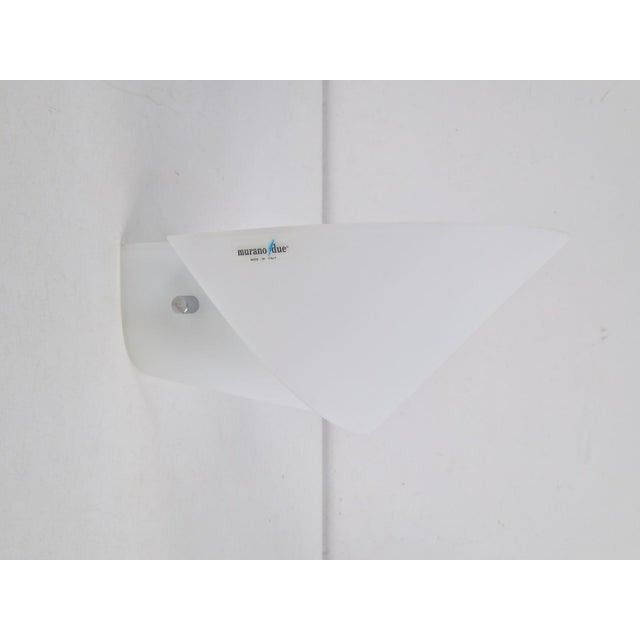 Vintage Glass Pinna Wall Lamp by Federico Codato for Murano Due, Italy, 1990s For Sale - Image 10 of 15