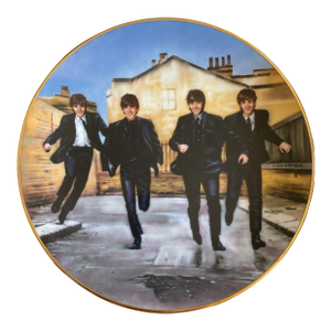 1960s A Hard Day’s Night Decorative Beatle Plate by Delphi