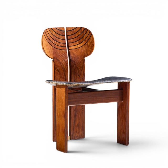 Maxalto Afra & Tobia Scarpa for Maxalto Africa Mid Century Chairs - Pair For Sale - Image 4 of 13