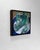 Contemporary Captivate by Tracy Wall | Oil on canvas Still life of three green glass bottles on a plate For Sale - Image 3 of 5