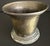 Traditional Vintage 1900s Solid Brass Mortar Apothecary Pharmacy Herb/Spice Grinder For Sale - Image 3 of 6