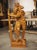 4 1/2 Feet Tall Solid Limewood Statue of St. Christopher, Germany, Circa 1930 For Sale - Image 13 of 13