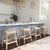 Evoking images of sidewalk tables in the Cote d'Azur, counter stools like this will give your kitchen, dining area, or...