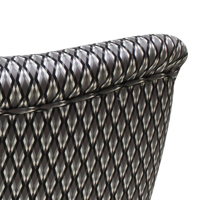 Mid-Century Modern Armchair in Serpentino Fabric by Gigi Radice For Sale - Image 5 of 11
