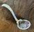 English Antique Early 19th Century English George III Wedgwood Creamware Pink Luster Ladle With Pierced Scallop Sea Shell Circa 1810 For Sale - Image 3 of 11