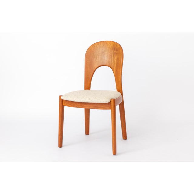 1970s Scandinavian Danish Modern Teak Dining Chairs by Niels Koefoed for Koefoeds Hornslet, 1970s, Set of 2 For Sale - Image 5 of 12