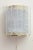 1950s Vintage Textural Ice Glass Pipe Tube and Brass Scones by Doria, Pair Of, 1950's For Sale - Image 5 of 10