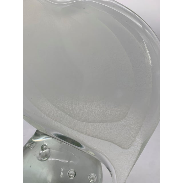 1980s Murano Glass Bird Statue by Lucio Zanetti, 1980s For Sale - Image 5 of 6