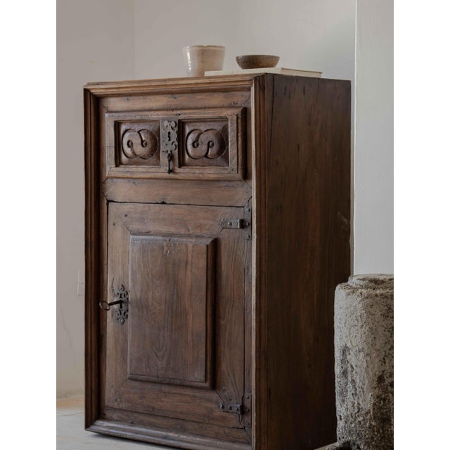 French Cabinet in Walnut For Sale - Image 15 of 15