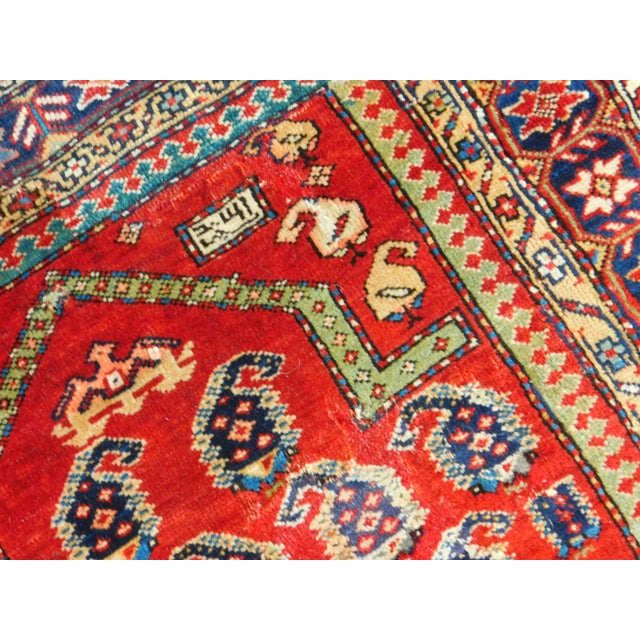 Vintage Turkish Prayer Rug- 3′ × 4′1″ For Sale - Image 11 of 13