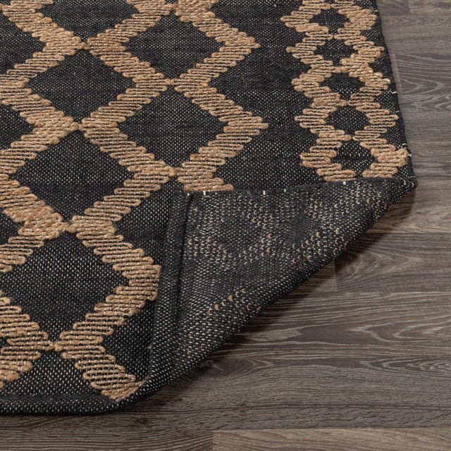 Yogi Natural Black Rug - 2 X 3 For Sale - Image 4 of 5