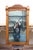 Antique Victorian Eastlake Walnut Hanging Mirror With Carved Scalloped Pediment For Sale - Image 4 of 12