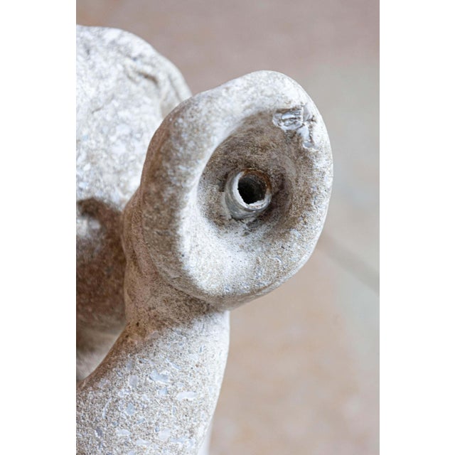 Stone Mid 20th Century Swedish 20th Century Marble Cherub Statue For Sale - Image 7 of 9