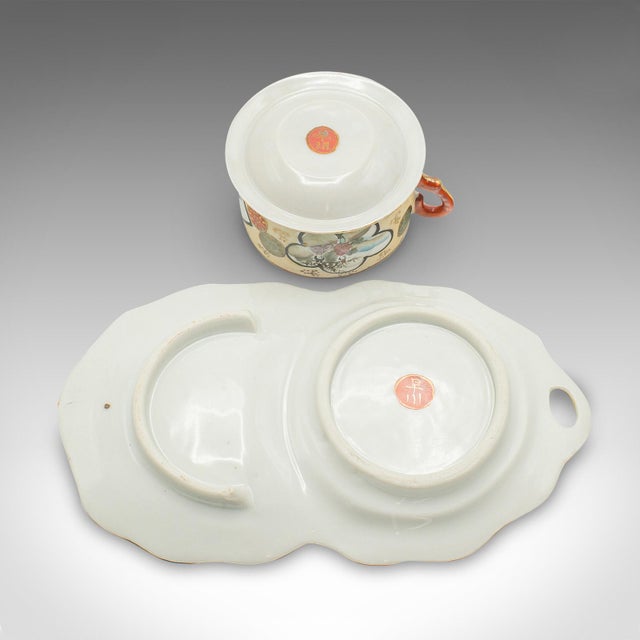 Ceramic 1920's Antique Geisha Tea Set For Sale - Image 7 of 12