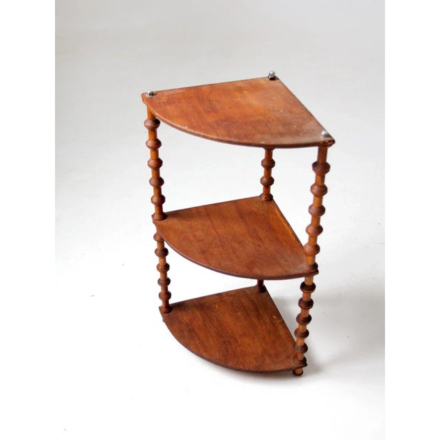 Antique Folk Art Spool Shelf For Sale - Image 4 of 9