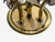 Itsu, Finnish Modern, Snowflake Chandelier, Brass, Glass, Finland, 1950s For Sale - Image 15 of 15