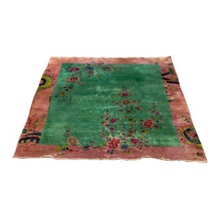 Nichols Chinese Art Deco Carpet, 9' 10" X 7' 9" For Sale