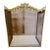Vintage French Provincial Style Brass Fireplace Ornate Screen For Sale