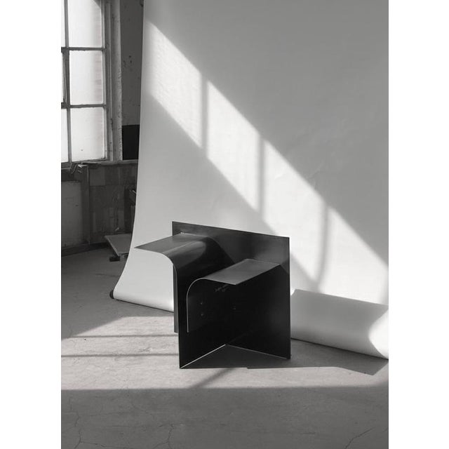 Black Nexus Coffee Table in Bent Iron by D´ARK Atelier For Sale - Image 8 of 10