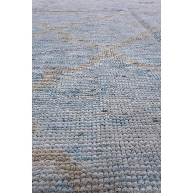 Turkish Oushak Rug 4'2" x 6'5" For Sale In Houston - Image 6 of 8