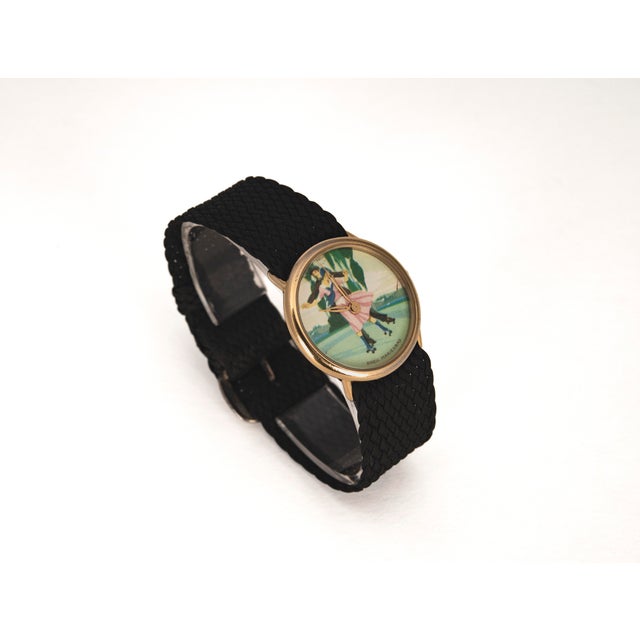 An exceptional mid entury collector's timepiece by Breil, showcasing a highly artistic themed design. This extremely rare...