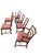 Late 20th Century Vintage Traditional Ladderback Dining Chairs, Set of 6, Including 2 Armchairs For Sale - Image 5 of 6