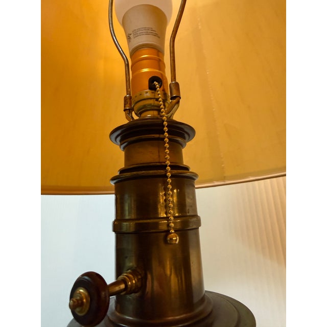 Stiffel Mid 20th Century Ostrich Egg Table Lamp For Sale - Image 4 of 12