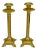 Vintage Brass Candleholders - S/2 For Sale