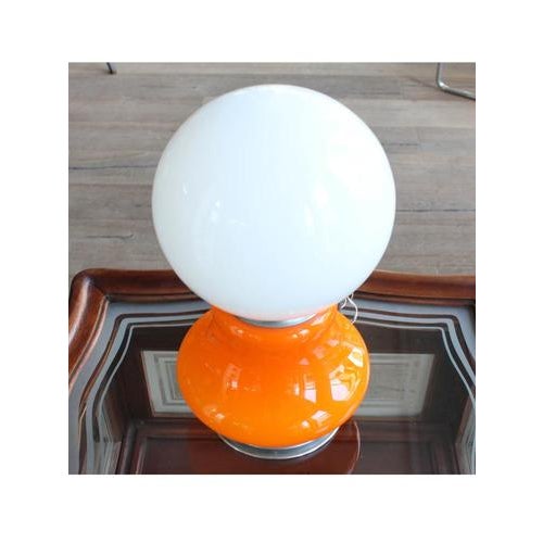 Vintage Orange Table Lamp, 1970s For Sale - Image 6 of 10