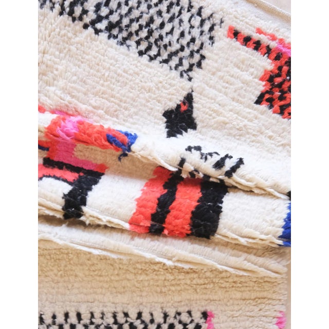 Handwoven Azilal Wool Rug - 9.5 X 6.4 Ft For Sale In Cleveland - Image 6 of 8