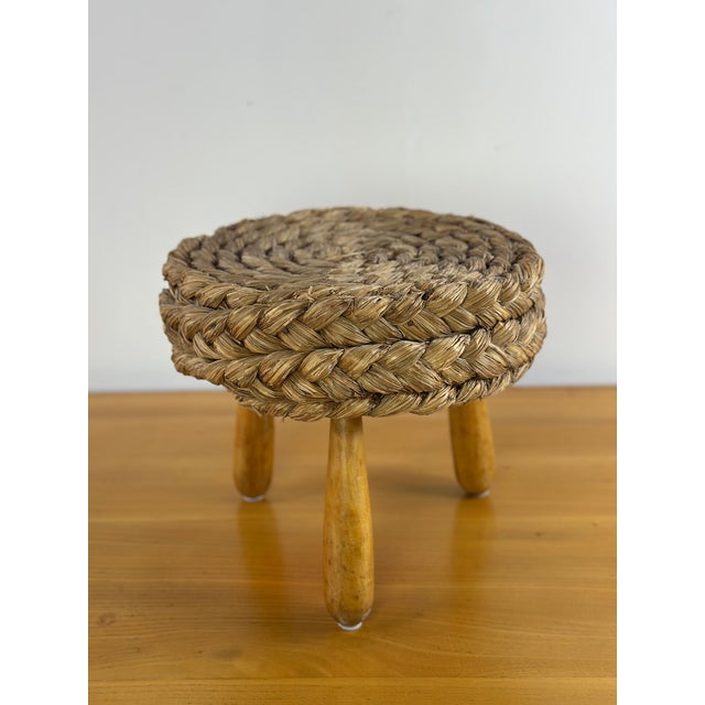 Ottoman by Adrien Audoux & Frida Minet, 1960s For Sale - Image 9 of 9