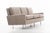 Florence knoll sofa with metal legs. Upholstered with new foam in "Cato" fabric by Knoll Textiles