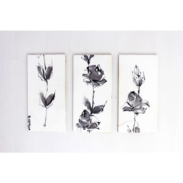 Ceramic Tile Triptych by Roger Capron, Set of 3 For Sale - Image 11 of 11
