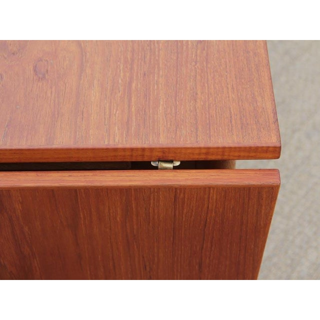 Mid-Century Scandinavian Dining Table with Drop Leaves, 1960s For Sale - Image 10 of 14