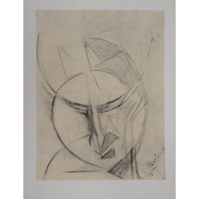 Antoine Pevsner, Visage, Lithograph For Sale
