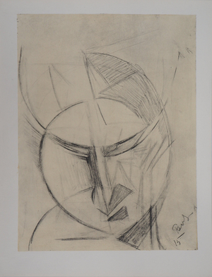 Antoine Pevsner, Visage, Lithograph